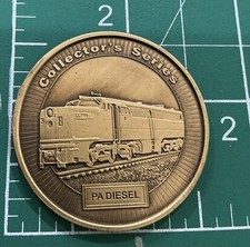 PA Diesel Train Engine Railroad Locomotive Coin Medal