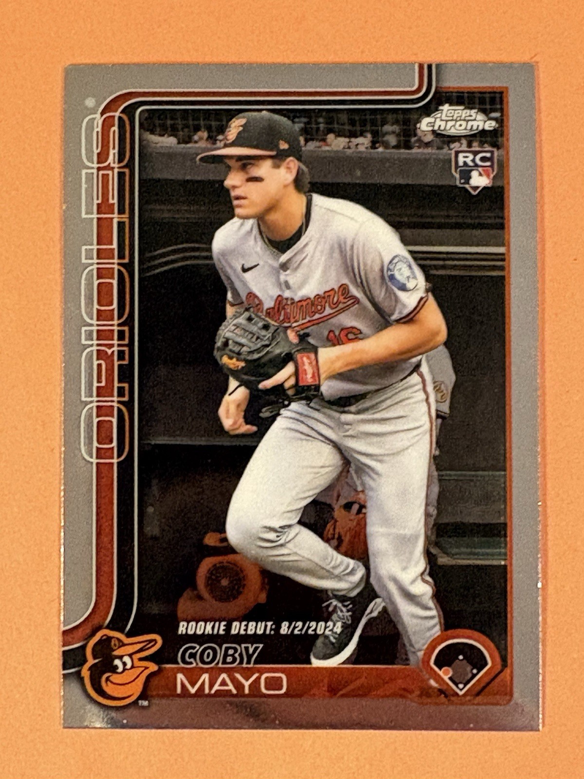 2025 Topps Chrome Update Series - Rookie Debut Coby Mayo #USC94 (RC)
