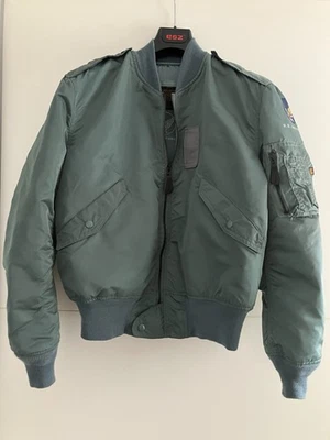 Alpha Industries L2B Flight Jacket Vintage Bomberjacke Sage Green G. L (Large) - Bild 1 von 4