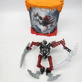 LEGO Bionicle Phantoka Antroz 8691 and Radiak 8947 INCOMPLETE Manual/Containers