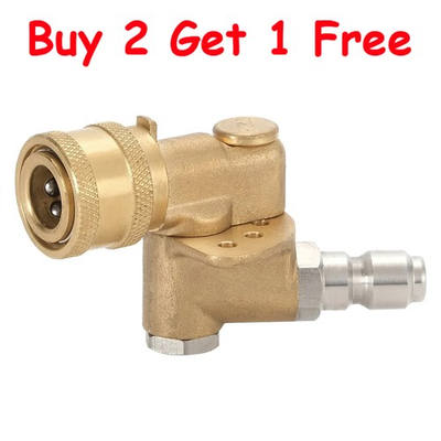 #ad 4500 PSI High Pressure Washer Nozzle Tips Wand Pivot Coupler Gun Power Spray Kit $13.99