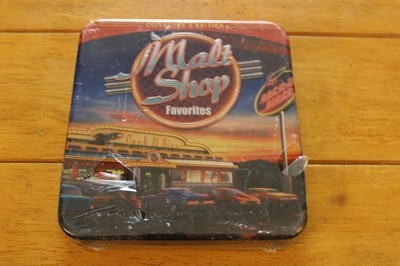 Va CD Malt Shop Favorites 3 Disc Collector's Tin Box Oldies Rock Sealed 2010