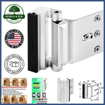 Durable Aluminum Door Lock Reinforcement - Protect Against Unauthorized Entry