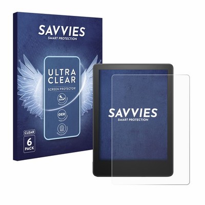6x Schutzfolie Amazon Kindle Paperwhite 2023 (11. Gen.) Display Schutz Folie