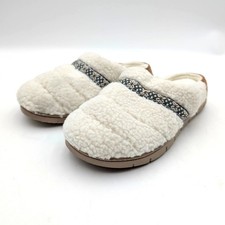 Isotoner Berber Clara Clog Slipper Closed Toe Women's Ewe Size US7.5-8 EU38