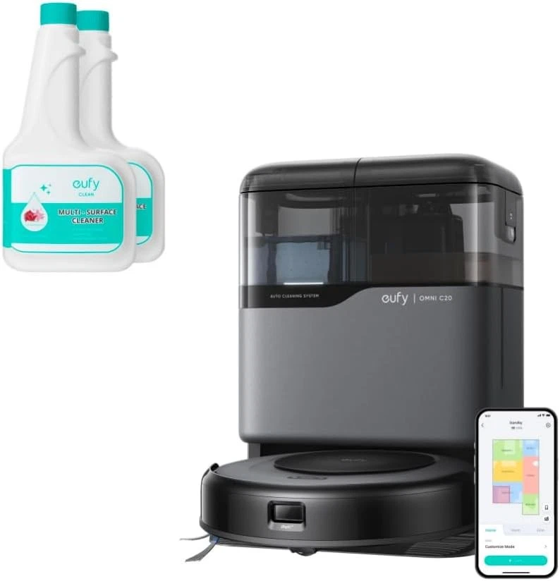 eufy Robot Vacuum and Mop Combo C20 + Cleaning Solution-Certified Refurbished
Opens in a new window