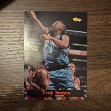 Classic 1994 NBA Basketball Tony Dumas Orlando Magic Rookie Card #24 Original. rookie card picture