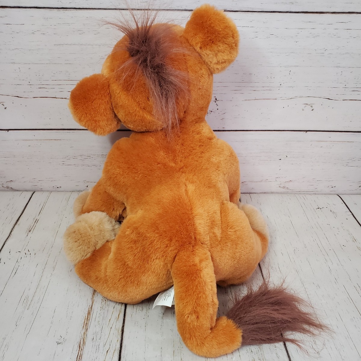Peluche Interactive Pumbaa Phacochère Le Roi Lion Disney Hasbro 2002 Marron Sonore 25 Cm