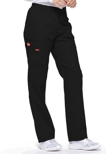 Dickies EDS Signature Scrubs for Women, Elastic Waist Pull-On Cargo Pants for W - Picture 7 of 10