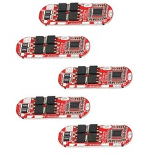 4pcs 5S 25A BMS Protection Board with Short Circuit and Temperature Protection