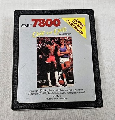 One-on-One Basketball von Atari für Atari 7800 auf Cartridge.