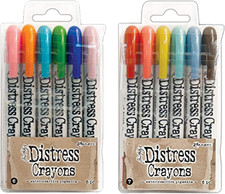 Ranger Tim Holtz 12 Distress Crayons Sets 6, 7 TDBK51763 TDBK51770 