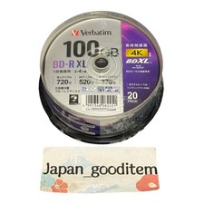 Verbatim Blu-ray Disc 20 Spindle 100GB 4X Speed BD-R XL Printable VBR520YP20SD4