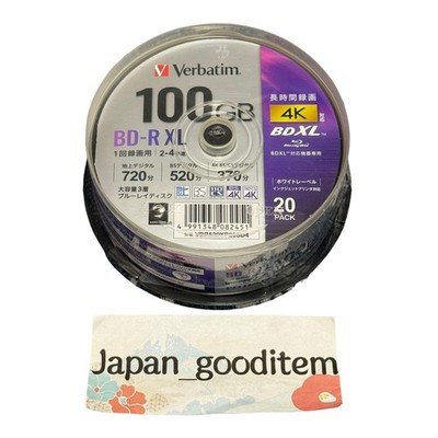 Verbatim Blu-ray Disc 20 Spindel 100 GB 4-fache Geschwindigkeit BD-R XL bedru...