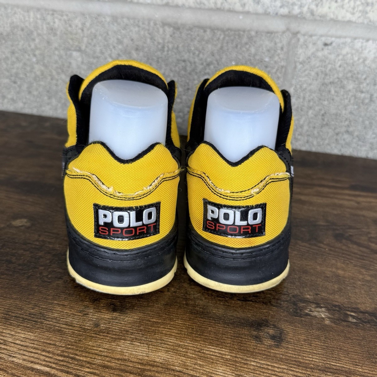 POLO スポーツシューズ ブラック/イエロー Ralph Lauren Polo Sport Black Yellow Men's 8 Shoes | eBay
