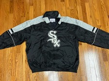 Chicago White Sox Vintage Majestic Jacket Men’s XXL 2XL Full Zip Black Grey