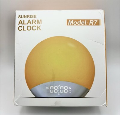 REACHER R7 Sound Machine Sunrise Alarm Clock with Night Light & Soothing Sounds