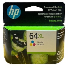 HP 64XL Color Ink Cartridge New Genuine 8-202...