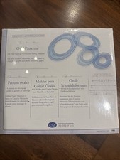 Creative Memories Custom Cutting System 4 Oval Patterns  Sizing Template NEW