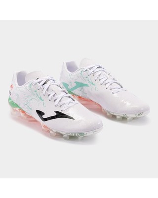  Football soccer shoes Joma Supercopa 2402 FG white turquoise 