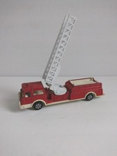 Vintage Diecast Tootsie Toy Aerial Ladder Fire Truck Engine Company 24 Red USA
