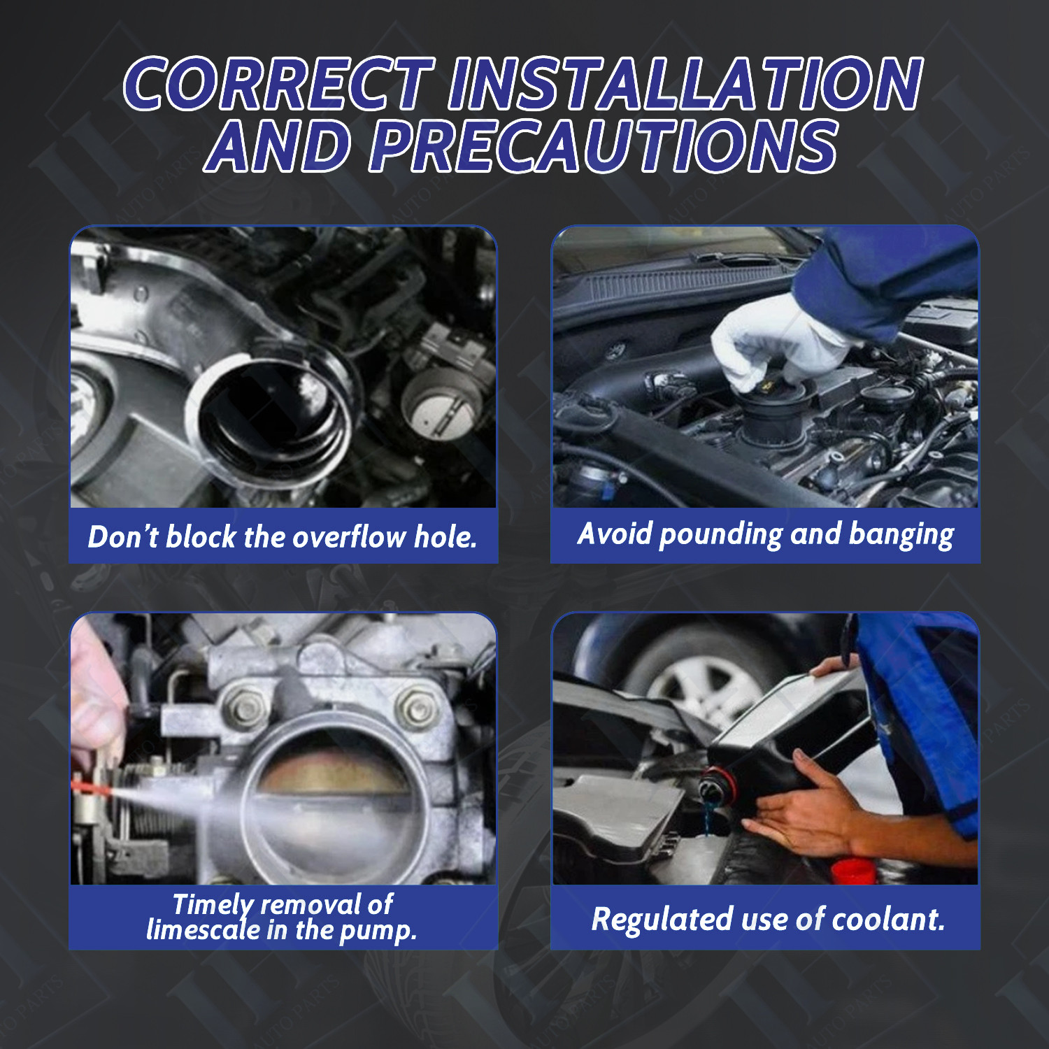 Chevrolet Corvette ZR1 2009-2013 Water pump with housing