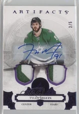 2017-18 Upper Deck Artifacts Purple Auto Materials /5 Tyler Seguin #40 Auto