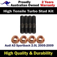 High Tensile Turbo to Dump Pipe Stud Kit For Audi A3 Sportback 2.0L 2005-2009