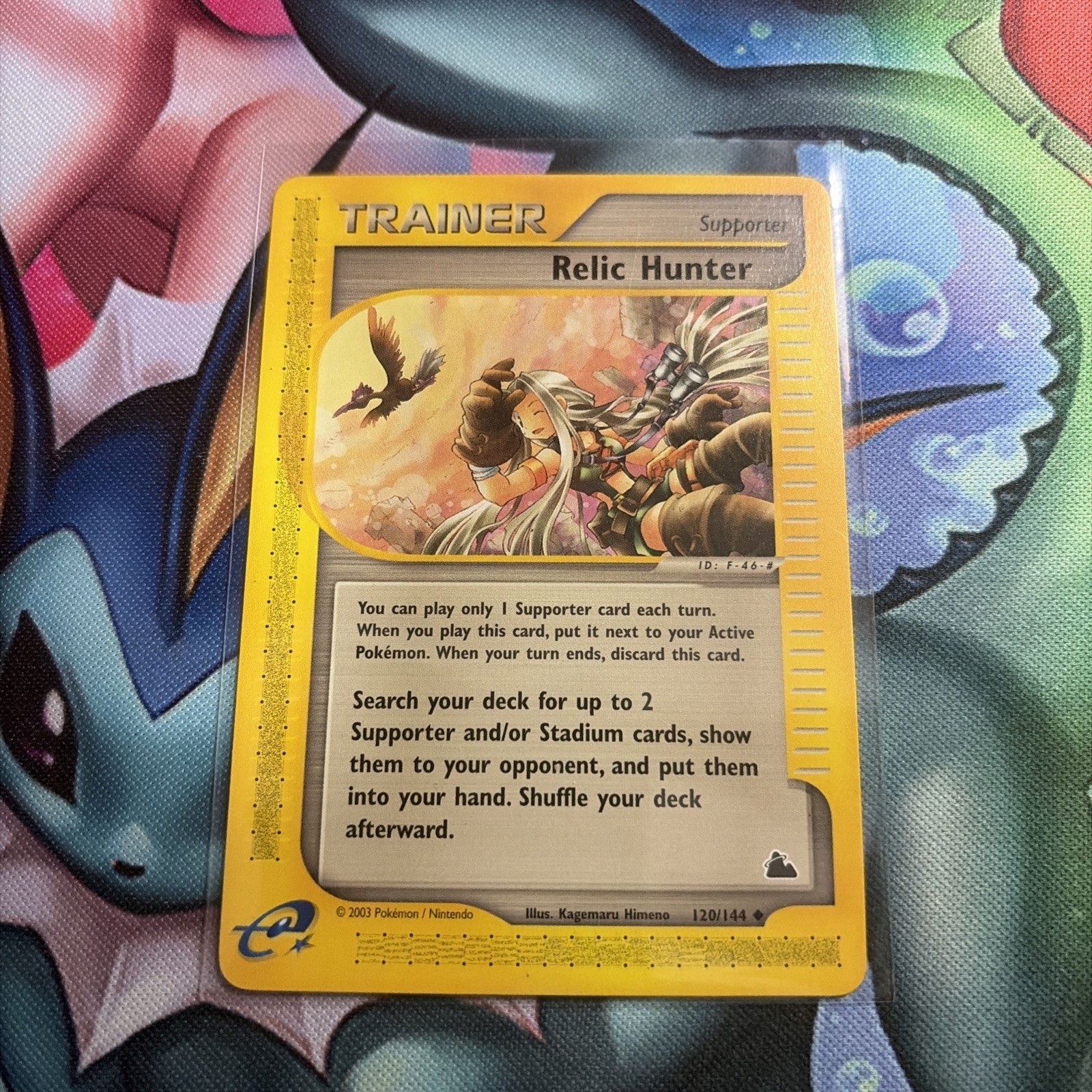 Pokemon Skyridge Relic Hunter 120/144 NEAR MINT