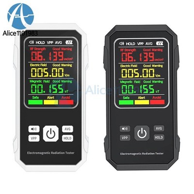 Digital EMF Meter Electromagnetic Field Radiation Detector RF Strength Tester *m