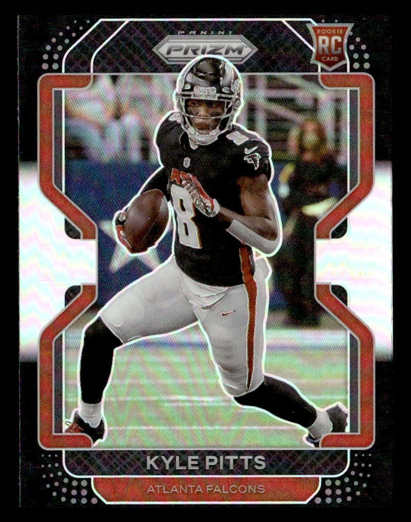 2021 Panini Chronicles Prizm Black Silver #PB-7 Kyle Pitts