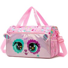 Duffle Bag Girls Ballet Dance Bag Overnight Travel Bags for Girls Gymnastics ...