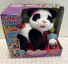 FurReal Friends PomPom My Baby Panda Interactive Plush NEW Works