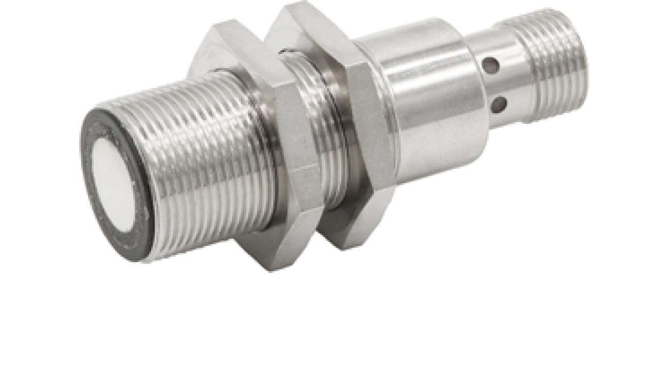 Reflective ultrasonic sensor M18x1 length: 56mm Sn: 150-1500mm 18-30V DC PNP/N