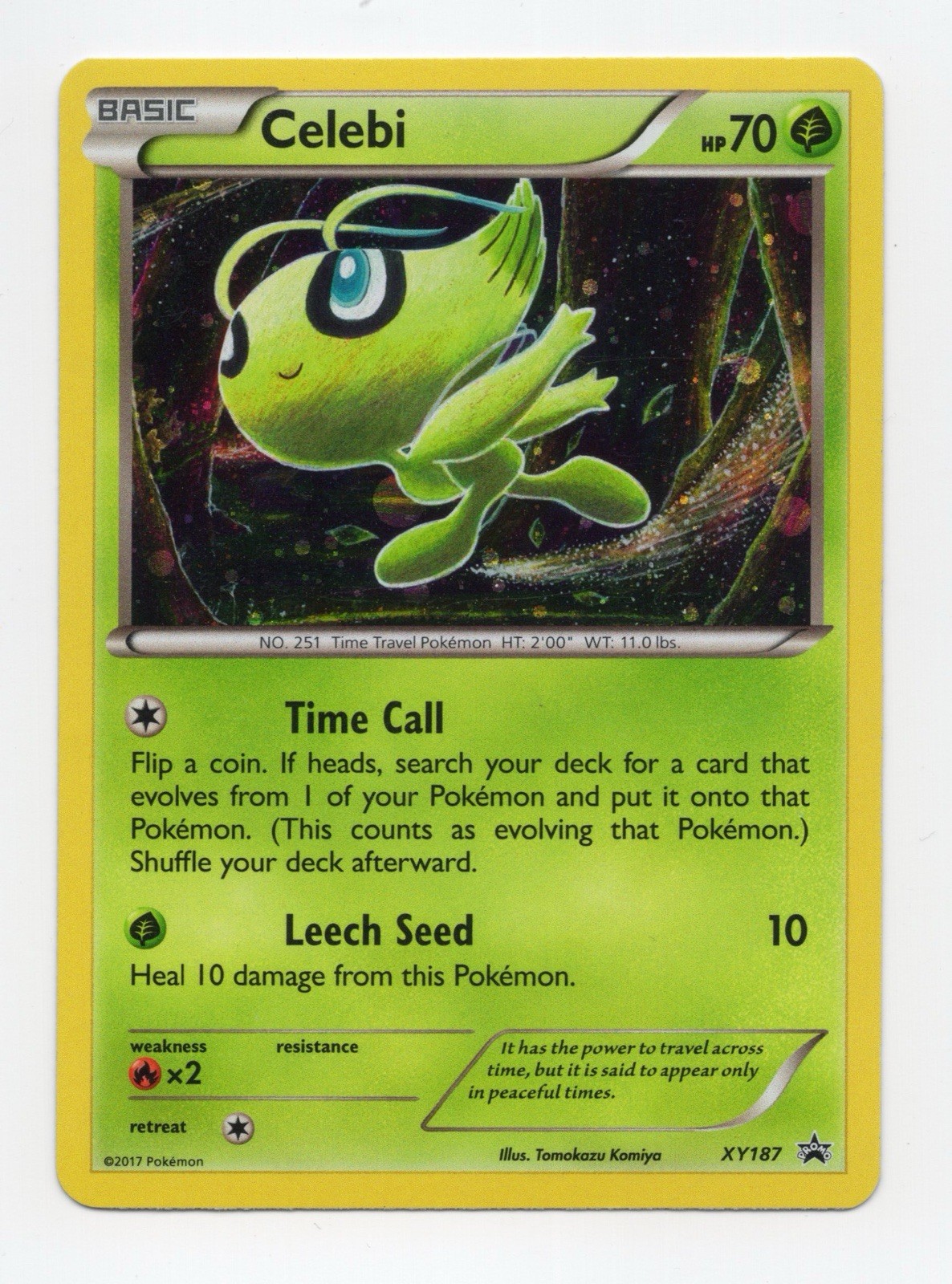 Pokémon TCG Celebi SM Black Star Promo XY NM