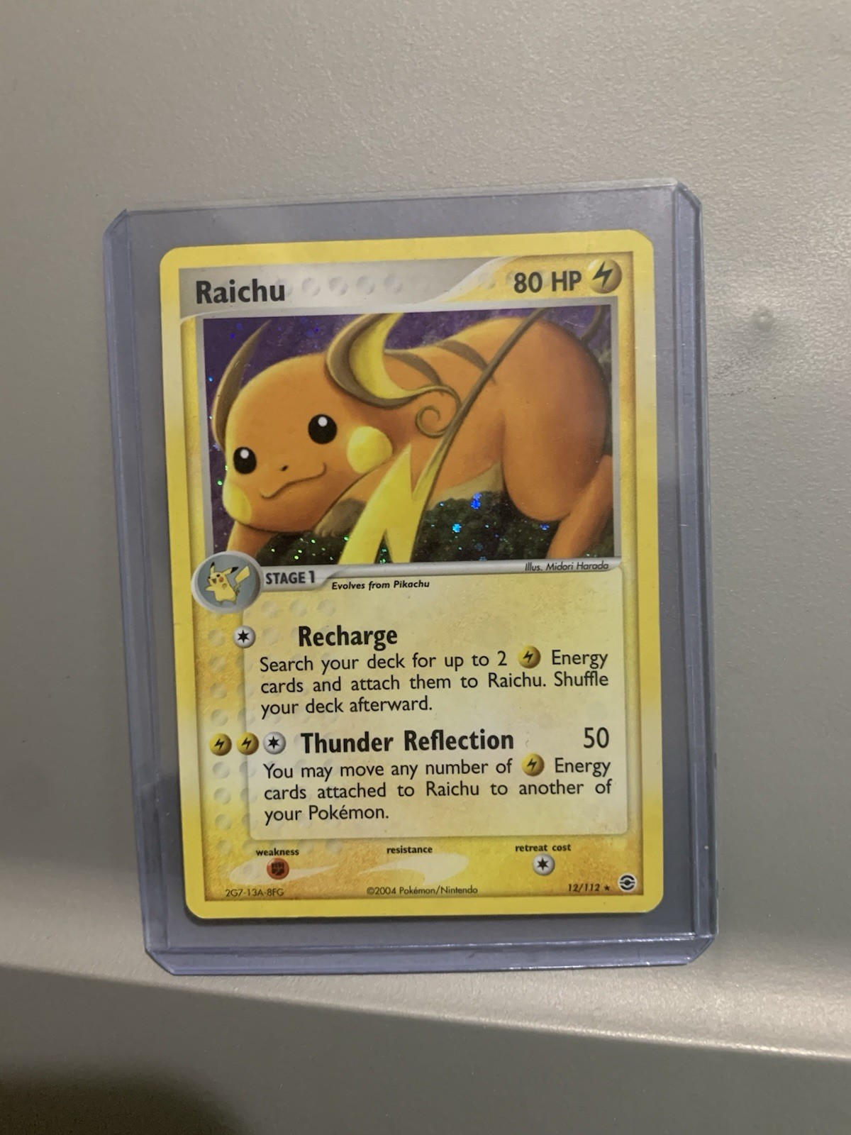 Raichu Holo Pokémon EX FireRed & LeafGreen #12 2004
