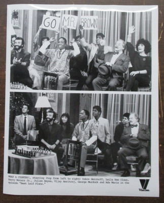 PRESS PROMO PHOTO TV SHOW WHAT A COUNTRY ADA MARIS YAKOV SMIRNOFF 1986