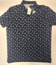 Adidas Golf Men's Ultimate365 Printed Mesh Polo Shirt Sz Meduim NWT