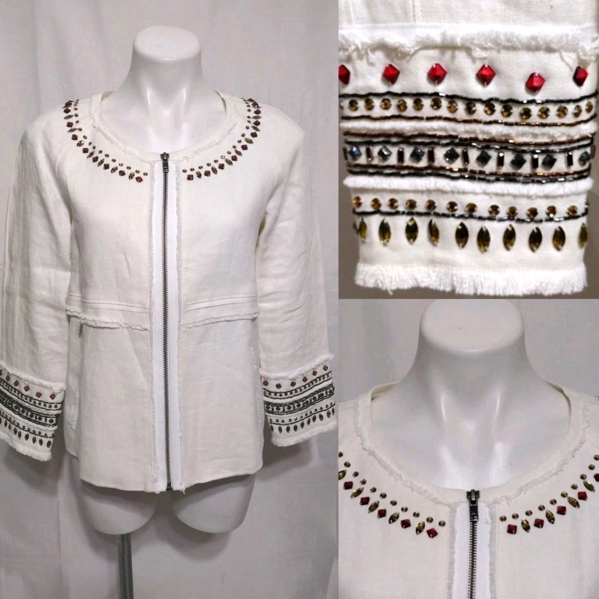 elizabeth and james Linen Outer Shell Coats, Jackets & Vests for