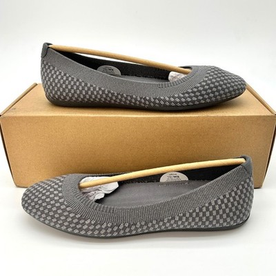 Allbirds Tree Breezer Ballet Flats Womens Sz. 6 Medium Grey Sustainable Knit NEW