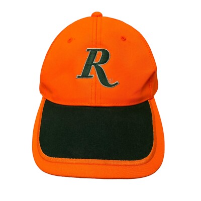 Remington Orange Hat Vintage Remington Hat Cap Orange Green Deer