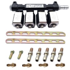 Lpgcng Sequential Fuel System Injection Auto Gas Conversion Kit Injector Rail 2
