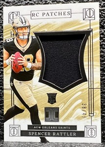 2024 Panini Impeccable Rookie RC Logo Patch - RLP-SE Spencer Rattler /49