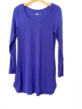 Splendid Intimates Nightgown Sleep Dress M 8 10 Purple Stretch Knit Modal NEW