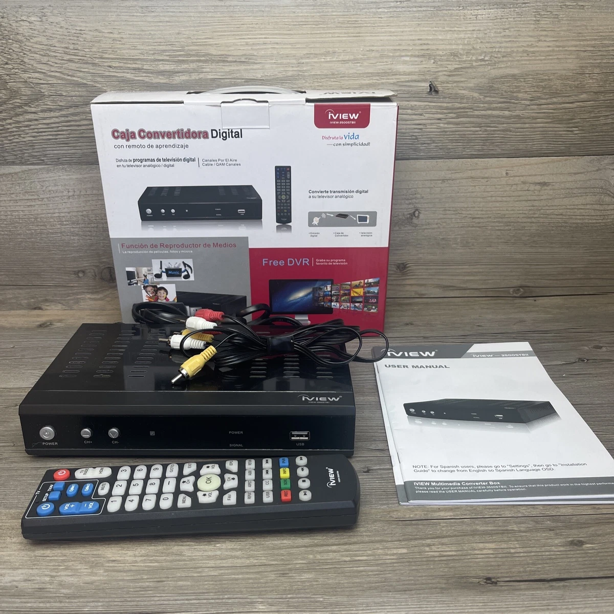 IView DIGITAL TO ANALOG CONVERTER BOX HD To Analog TV