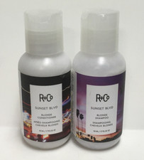 R CO Sunset Blvd Blonde Conditioner  Shampoo 1.7oz each New Travel size 