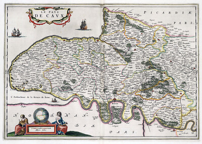 REPRODUCTION CARTE ANCIENNE - Duché d'Auvergne XVIIè EUR 22,05
