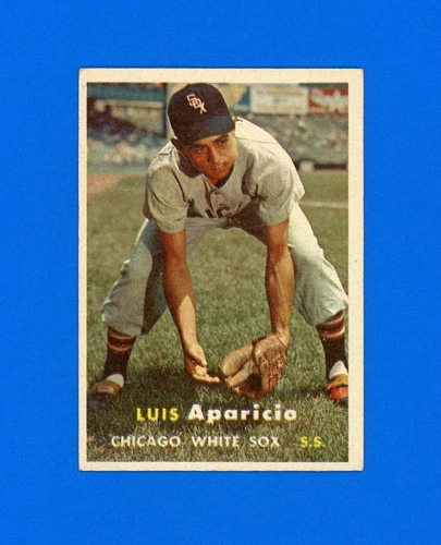 1957 Topps Baseball # 7 Luis Aparicio  EX-EXMINT *ValueBC.eStore*