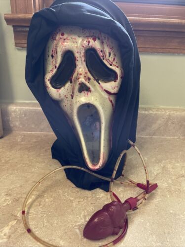 Scream Boys Bleeding Ghost Face Scary Halloween Costume, Fun World, Size M