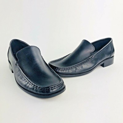 coach black leather shoes